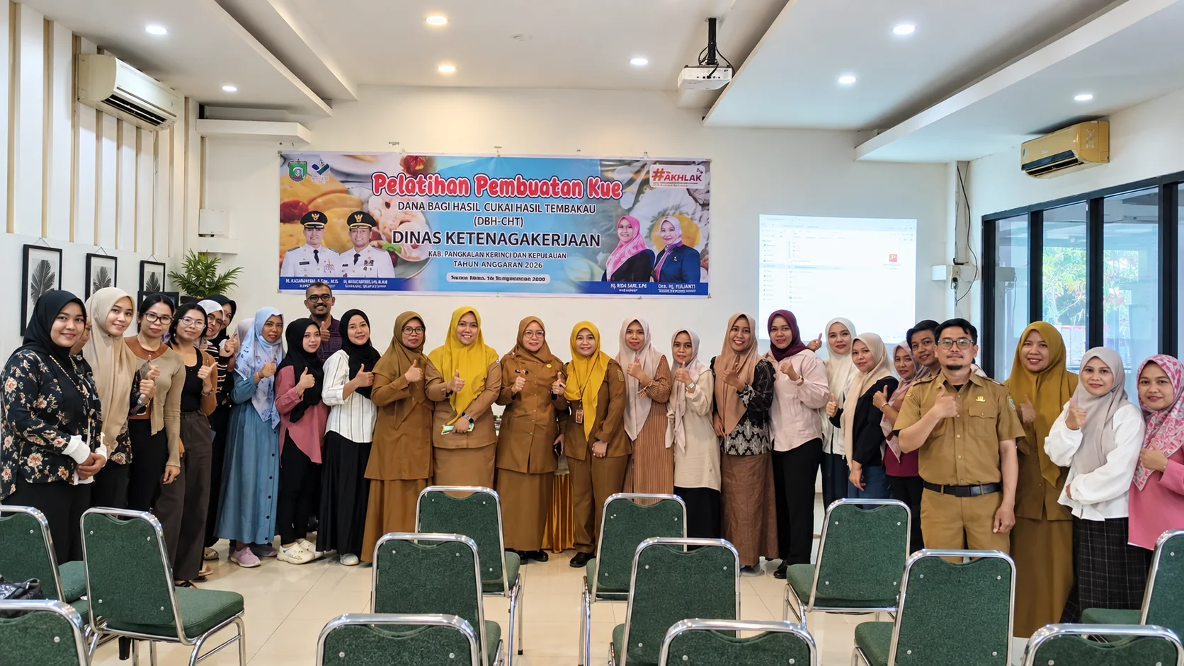 Disnaker Pangkep Bekali 20 Warga Terdampak PHK Keterampilan Membuat Kue