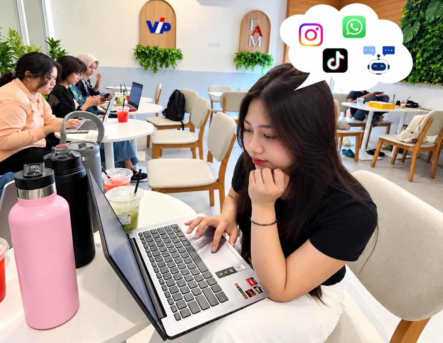 Focused Café Co Working Moment