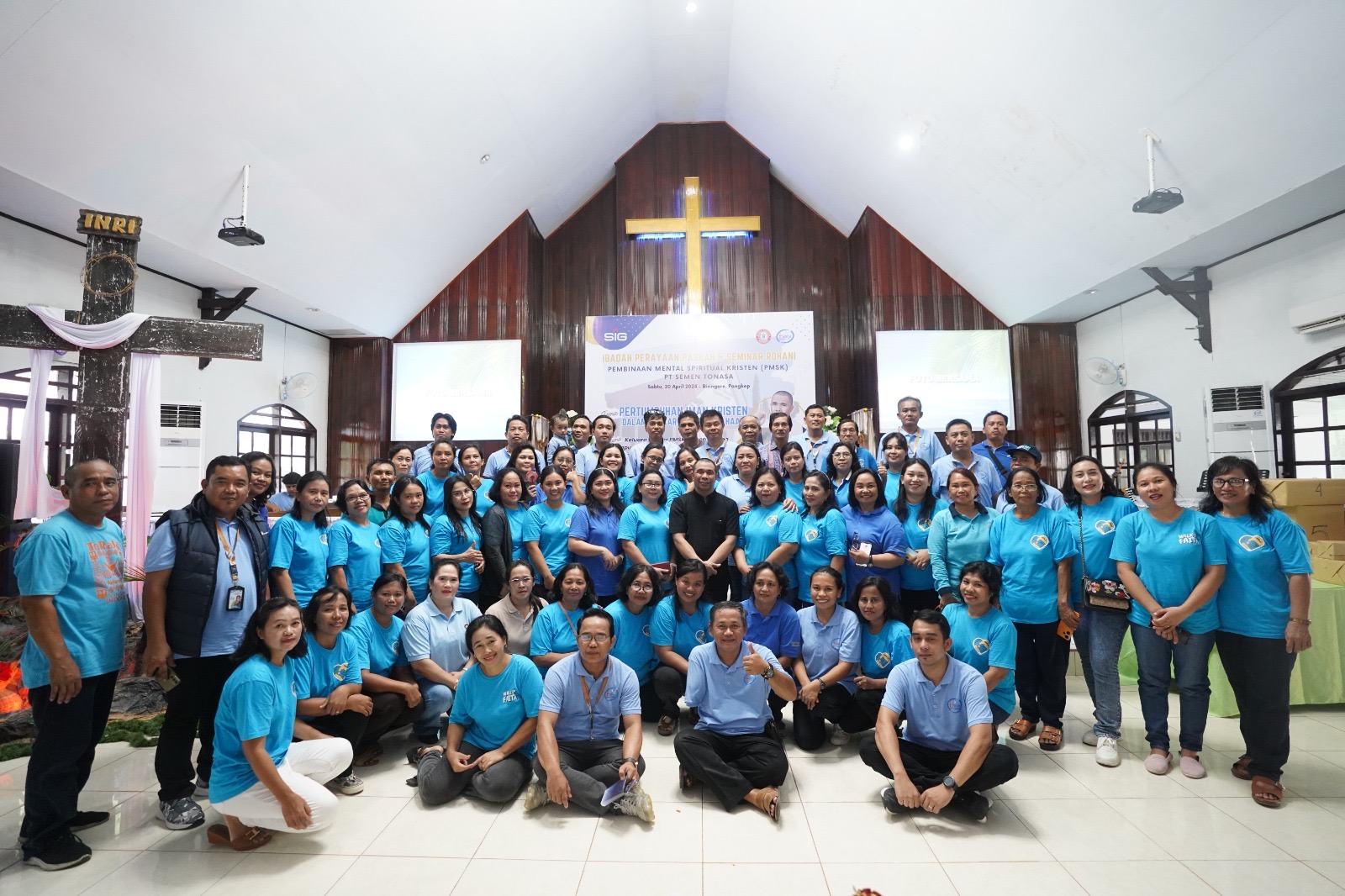 Momen Istimewa: Ibadah Perayaan Paskah dan Seminar Rohani 2024 di PT Semen Tonasa